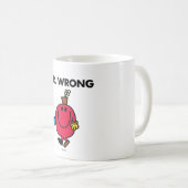 Herr Falsch Klassiker Kaffeetasse (VorderseiteRechts)