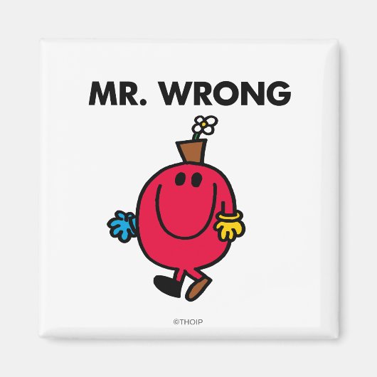 Herr Falsch Klassiker Magnet (Vorne)