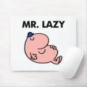 Herr Faul beim Dösen Mousepad (Mit Mouse)