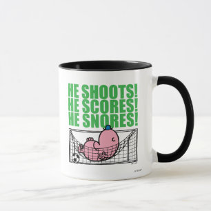 Herr Faul Zumpen im Fußballtor Tasse
