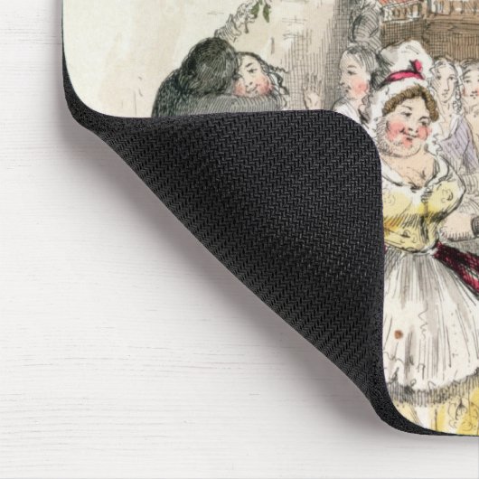 Herr Fezziwigs Ball, von 'einem Weihnachten Carol Mousepad (Ecke)