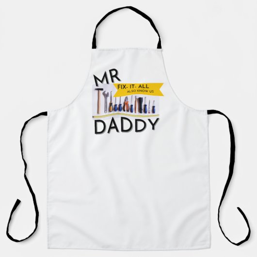 HERR FIX ALL DADDY SCHÜRZE (Vorderseite)