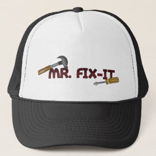 Herr Fix es Hut Truckerkappe