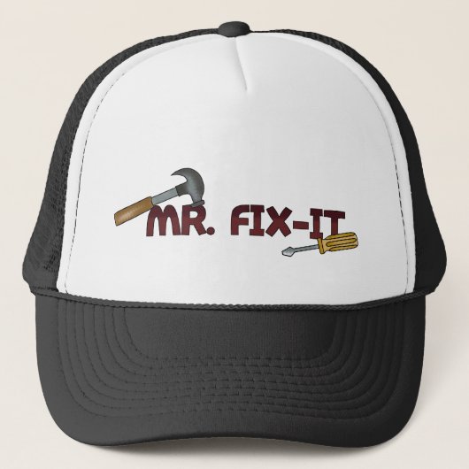 Herr Fix es Hut Truckerkappe (Vorderseite)