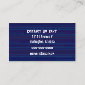 Herr Fix IT Business Card Visitenkarte (Rückseite)