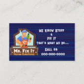 Herr Fix IT Business Card Visitenkarte (Vorderseite)