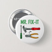 Herr Fix It Button (Vorne & Hinten)