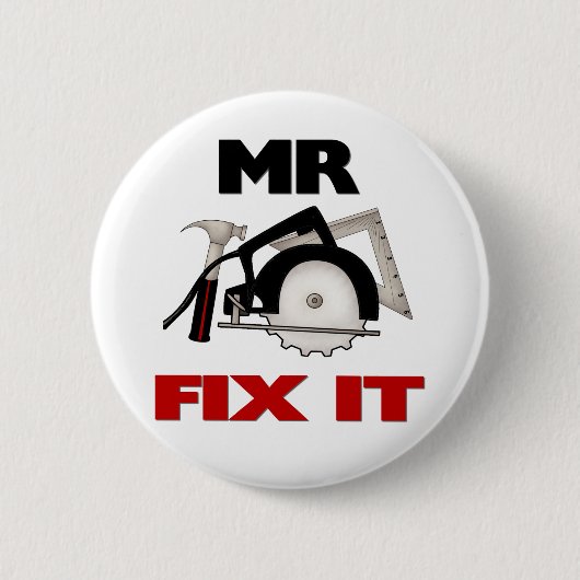 Herr Fix It Button (Vorderseite)