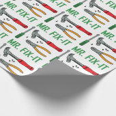 Herr Fix It Geschenkpapier (Ecke)