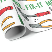 Herr Fix It Geschenkpapier (Rolleneckpunkt)