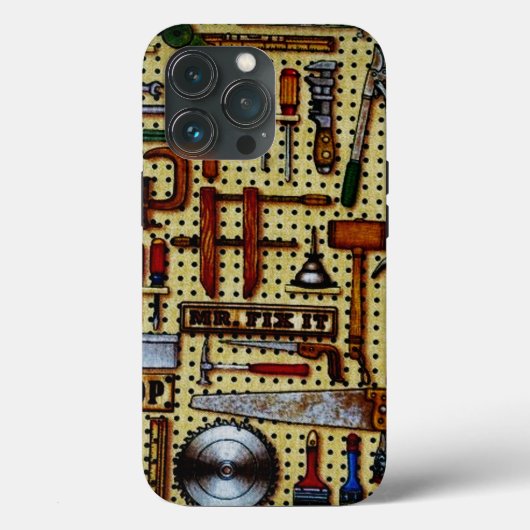 Herr Fix It Handyman Tools Case-Mate iPhone Hülle (Rückseite)