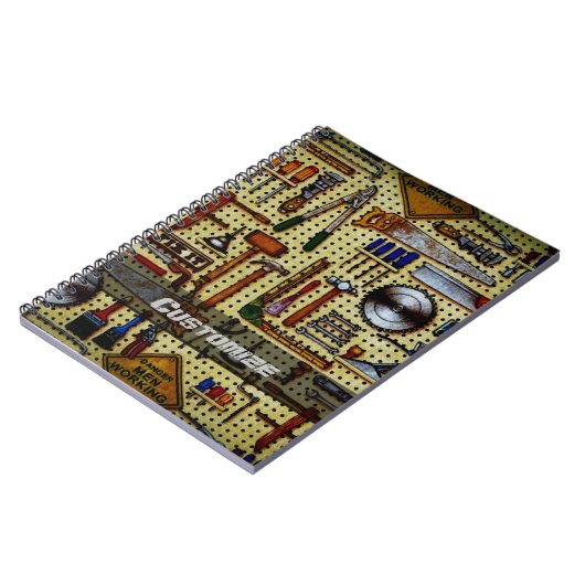 Herr Fix It Handyman Tools Notizblock (Linke Seite)