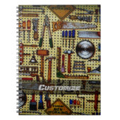 Herr Fix It Handyman Tools Notizblock (Vorderseite)