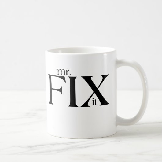 Herr Fix It Kaffeetasse (Rechts)