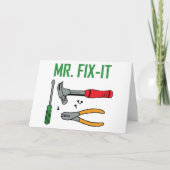 Herr Fix It Karte (Vorderseite)