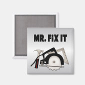 Herr Fix It Magnet (Vorderseite/Rückseite)