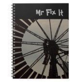Herr Fix It notebook Notizblock (Vorderseite)