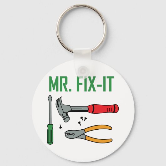 Herr Fix It Schlüsselanhänger (Vorderseite)