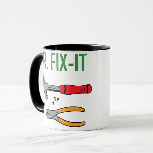 Herr Fix It Tasse (Vorderseite Links)