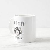 Herr Fix IT Tools Kaffeetasse (Vorderseite Links)