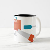 Herr Fix-It Zweifarbige Tasse (VorderseiteRechts)