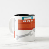 Herr Fix-It Zweifarbige Tasse (Vorderseite Links)