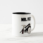 Herr Fix It Zweifarbige Tasse (VorderseiteRechts)