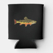 Herr Foreut Whiskers' Brookie, salvelinus fontinal Dosenkühler (Vorderseite)