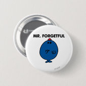 Herr Forgetful | Was habe ich getan? Button (Vorne & Hinten)