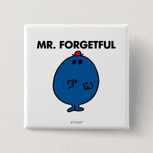 Herr Forgetful | Was habe ich getan? Button (Vorderseite)