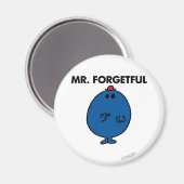Herr Forgetful | Was habe ich getan? Magnet (Vorderseite/Rückseite)