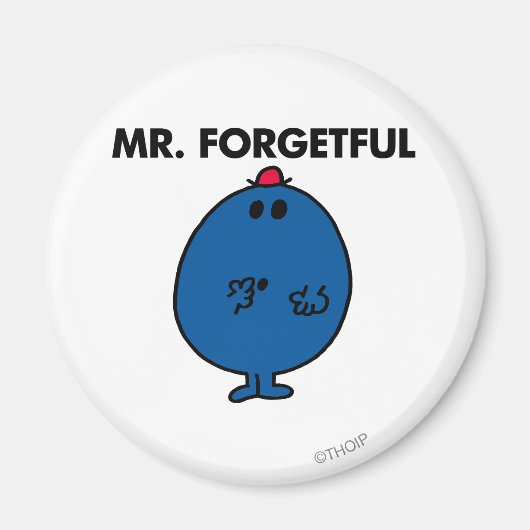 Herr Forgetful | Was habe ich getan? Magnet (Vorne)