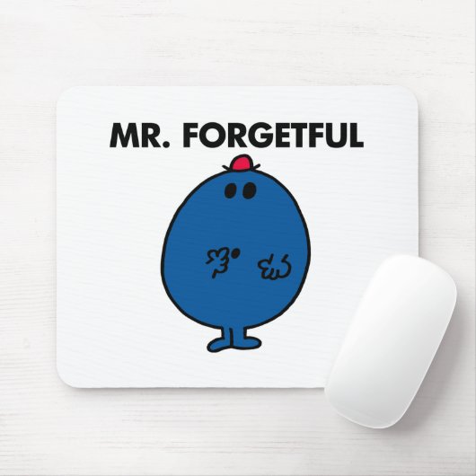 Herr Forgetful | Was habe ich getan? Mousepad (Mit Mouse)