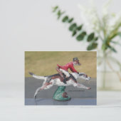 Herr Fox Cross-Country Postkarte (Stehend Vorderseite)