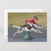 Herr Fox Cross-Country Postkarte (Vorne/Hinten)