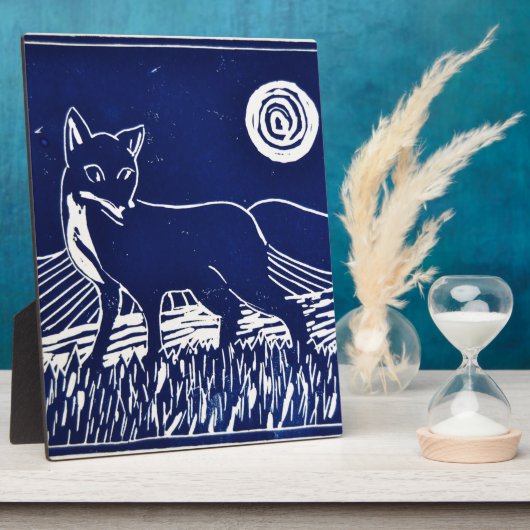 Herr Fox Fotoplatte (Seite)