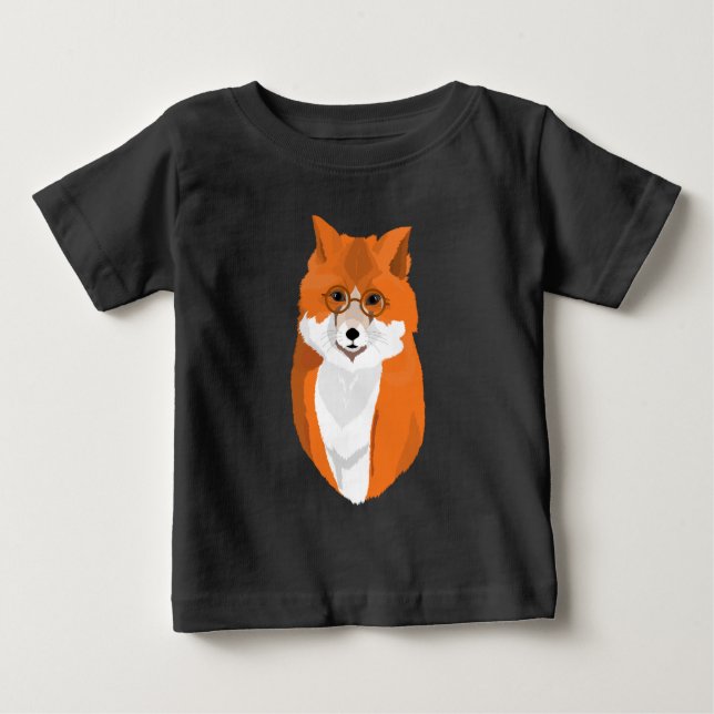 Herr Fox ist der Leser Baby T-shirt (Vorderseite)