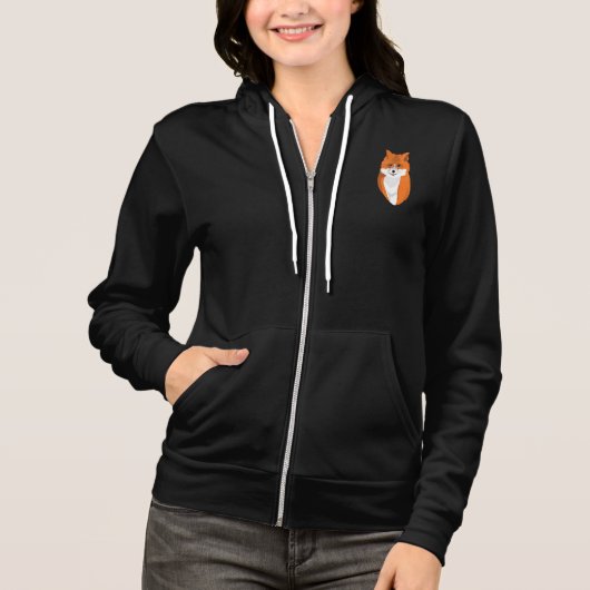 Herr Fox ist der Leser Hoodie (Vorderseite)