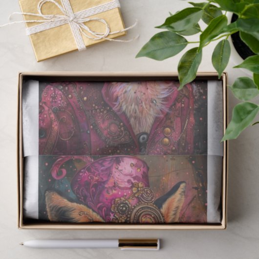 Herr Fox Seidenpapier (Geschenk)