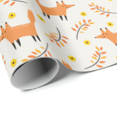 Herr Fox und Familie Geschenkpapier (Rolleneckpunkt)