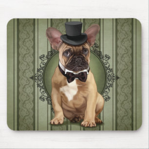 Herr-französische Bulldogge Mousepad