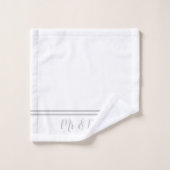 Herr & Frau Badhandtuch Set (Waschlappen)