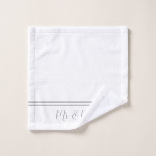 Herr & Frau Badhandtuch Set (Waschlappen)