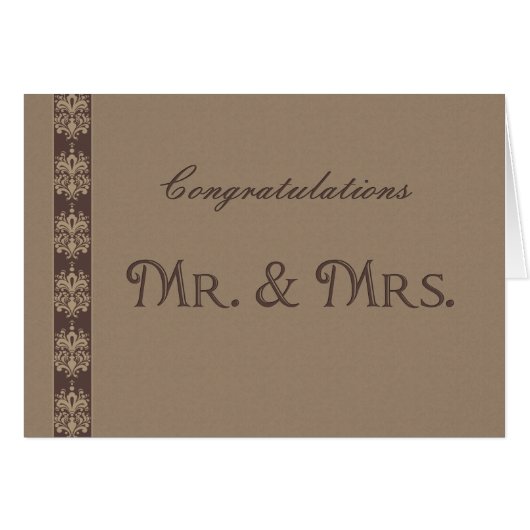 Herr & Frau Brown Wedding (Vorderseite (Horizontal))
