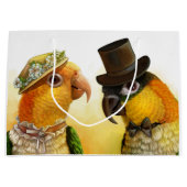 Herr & Frau Caique Große Geschenktüte (Vorderseite)