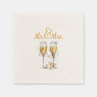Herr & Frau Champagne Celebration Serviette