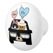 Herr & Frau Couple Keramikknauf (Rechts)