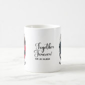 Herr & Frau Couple Typografy Kaffeetasse (Mittel)