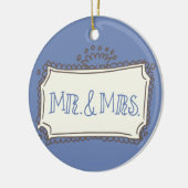 Herr & Frau Doodle Abzeichen Keepake Ornament (Links)