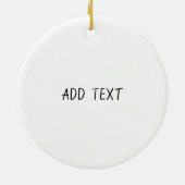 Herr & Frau Doodle Abzeichen Keepake Ornament (Hinten)